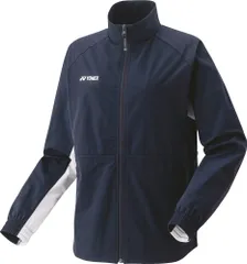 ヨネックス YONEX テニス ウォームアップシャツ レディース フィットスタイル ジャケット ジャージ アウター 長袖 練習 トレーニング 部活 クラブ UVカット 吸汗速乾 ストレッチ  57074 019 ネイビーブルー
