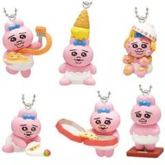 奇譚クラブ おぱんちゅうさぎ たべものいっぱいマスコット × 全6種セット フルコンプ ガチャガチャ カプセルトイ 