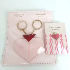 kate spade ケイトスペード キーホルダー ２個セット　ピンバッジ 19-532(9)