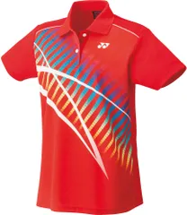ヨネックス YONEX テニス ウィメンズ ゲームシャツ トップス 半袖 ベリークール 吸汗速乾 レディース UVカット 試合 大会 部活 チーム 日本バドミントン協会審査合格品 レディース  20626 496 サンセットレッド
