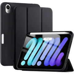 Mini 対応iPad 対応iPad 対応iPad スタンド 三つ折り オートスリープ/ウェイク機能 シルク手触り 7世代 TPU素材 ワイヤレス充電機能 ペンシル収納 耐衝撃 軽量 8.3インチ ケース ケース ケース A17Pro mini - 2024