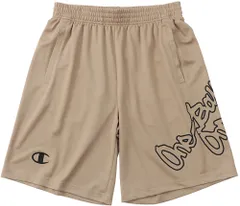 チャンピオン Champion バスケット ショーツ メンズ E-MOTION ショートパンツ ハーフパンツ 短パン 半ズボン 半パン バスケ バスケット 部活 練習 トレーニング プラクティス 男性  C3WB524 78G ゴールドベージュ