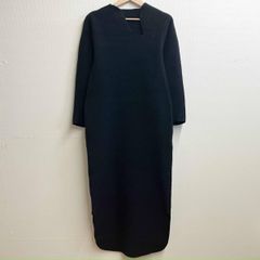 COMOLI コットンニットワンピース ブラック - メルカリ