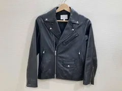 UNITED ARROWS ユナイテッドアローズ ダブルライダース 羊革ライダースジャケット ライダースジャケット 黒 S 秋冬