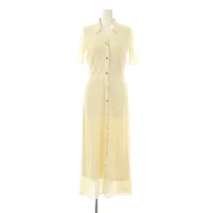 フレイアイディー FRAY I.D 25SS アイレットレースニットワンピース ロング 1 アイボリー /DF ■OS