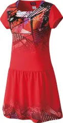 ヨネックス YONEX テニス ウィメンズワンピース インナースパッツ付 ベリークールドライ UVカット 吸汗速乾 ストレッチ ボールポケット付 日本バドミントン協会審査合格品 レディース  20723 496 サンセットレッド