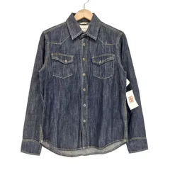 ユーズドフルギ USED古着 {{GNAND GLOBAL}} スナップボタンインディゴデニムシャツ メンズ 表記無 