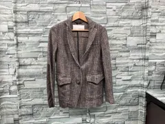 Whim Gazette/テーラードジャケット/グレー　チェック柄