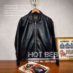 18万□Gabriel-最上級カウハイド ファーストタイプ Gジャン ライダース