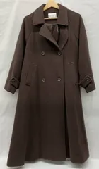 COHINA    コヒナ　トレンチコート　2wayカラーバックフレアウールコート　regularサイズ　ブラウン　CGH0002