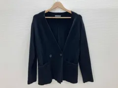 theory ジャケット ブラック ノーカラージャケット　サイズ:38 秋