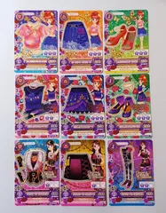 【コーデセット】フレアバタフライトップス・ビオレタプロムトップス・グリッターローズコルセット 紅林珠璃 紫吹蘭 ／ アイカツ！ Aikatsu！