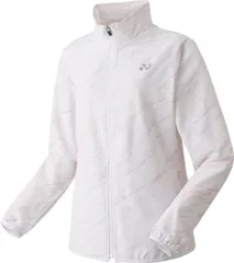 ヨネックス YONEX テニス ウォームアップシャツ レディース ジャケット ジャージ アウター トップス 長袖 ロングスリーブ 練習 トレーニング 部活 クラブ 学生 ストレッチ 制電 女性  57078 011 ホワイト