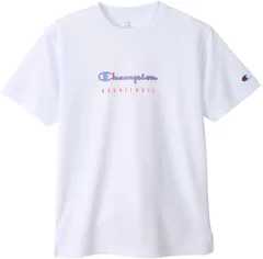 チャンピオン Champion バスケット ミニ ショートスリーブTシャツ キッズ 半袖 Tシャツ トップス 吸汗速乾 ミニバスケ バスケット 部活 練習 トレーニング プラクティス ジュニア 子供  CKXB313 010 ホワイト