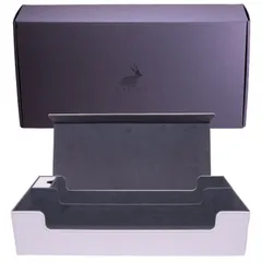 大容量 デッキケース　アレシカ TCGフォートレス（ホワイト）ポケカ ワンピースカード 等の トレカケース 収納に 革 合皮 レザー