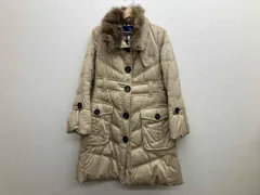 BURBERRY LONDON BLUE LABEL バーバリーロンドン ブルーレーベル ダウンコート ベージュ FRF09-588-40 サイズ38 ベルト欠品