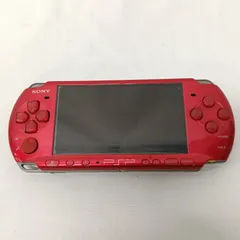 SONY PlayStation Portable レッド PSP-3000 本体のみ バッテリー欠品
