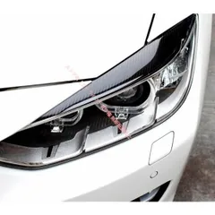 BMW ヘッドライト アイライン カーボン トリム F30/F31/F80 3シリーズ パネル フレーム M3 外装用 ライト カバー F系 フロント