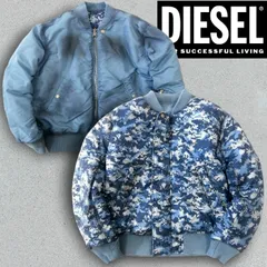 DIESEL ディーゼル J-POWELL-REV エコダウン 中綿入り リバーシブル ボンバージャケット パデッドブルゾン A03026 ライトブルー  ▲094▼30414r01