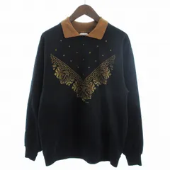 ジャージーズ JERZEES 90ｓ トレーナー スエット 長袖 裏毛 プリント 衿 黒 ブラック L