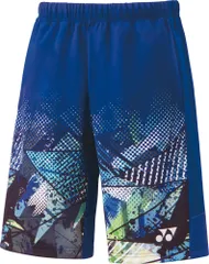 ヨネックス YONEX テニス メンズニットハーフパンツ ボトムス ショートパンツ 短パン 練習 トレーニング 部活 クラブ UVカット 吸汗速乾 ストレッチ 制電 学校 チームウェア 男子  15143 472 ミッドナイトネイビー