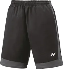 ヨネックス YONEX テニス ユニハーフパンツ ショートパンツ 短パン ベリークール UVカット 吸汗 速乾 ストレッチ 部活 チーム 日本バドミントン協会審査合格品 メンズ レディース  15144 007 ブラック