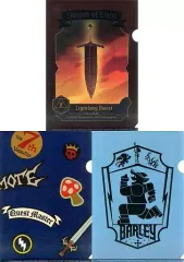 【中古】クリアファイル デザインA A4クリアファイルセット(3枚組) 「Happyくじ Disney・PIXAR 2分の1の魔法」 G賞