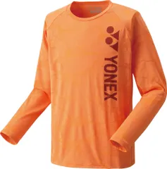 ヨネックス YONEX テニス ロングスリーブTシャツ フィットスタイル   16657 222 ライトオレンジ