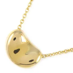 極美品 オールドティファニー ビーン スモール ネックレス k18 TIFFANY&Co. ティファニー ビーン ネックレス 18金 K18イエロー