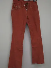 TRUE RELIGION コーデュロイパンツ(オレンジ）