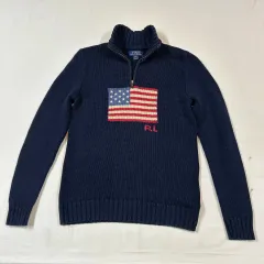 極美品♢ポロラルフローレン USA製 星条旗 ハーフジップ ニット XL 超希少 楽天市場】POLO by Ralph Lauren ラルフローレン BOY'S 星条旗
