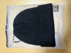 ザラ リブド ビーニー ブラック