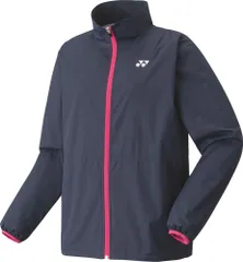 ヨネックス YONEX テニス 裏地付ウィンドウォーマーシャツ レディース ジャケット ジャージ アウター 長袖 練習 トレーニング 部活 クラブ 裏地付 ヒートカプセル 制電 撥水 女性  78073 019 ネイビーブルー