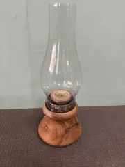 ⭐︎ アンティーク 木製 土台 キャンドル ランタン キャンドルホルダー