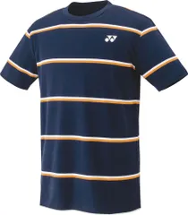 ヨネックス YONEX テニス Tシャツ シャツ ウエア トップス 半袖 練習 トレーニング UVカット ストレッチ 部活 クラブ 学生 学校 男女兼用 メンズ 男性用 レディース 女性用  16620 019 ネイビーブルー