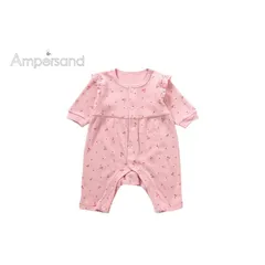 【SALE】【20％OFF】AMPERSAND ／ アンパサンド　ベビー服　チェリー柄　カバーオール 女の子 BABY FW