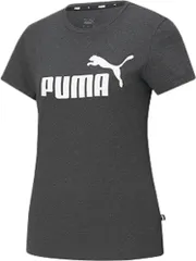プーマ PUMA ESS ロゴ Tシャツ スポーツ  588719 07 ダークグレーヘザー