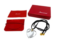 たん様専用　BACCARAT　クリスタルハート　ペンダント　ネックレス　アクセサリー　バカラ