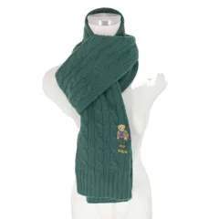 ポロラルフローレン POLO RALPH LAUREN ポロベアー刺繍 ケーブルニットマフラー メンズ  表記無