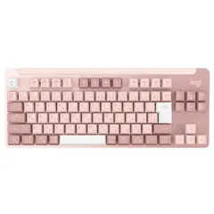 【新品】ロジクール SIGNATURE K855 ワイヤレス メカニカルTKL キーボード 赤軸 リニア K855RO ローズ