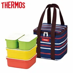 【新品】サーモス 3段式 ファミリーフレッシュランチボックス DJF-2800-NVY ネイビー