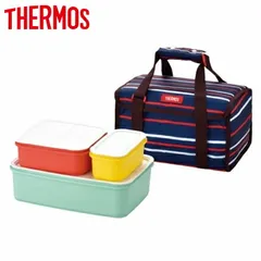 【新品】サーモス 2段式 ファミリーフレッシュランチボックス DJF-4003 DJF-4003-NVY ネイビー