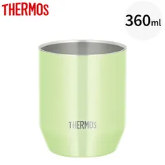 【新品】サーモス 360ml 真空断熱 カップ ステンレス製 魔法びん構造 JDH-360C-LTG ライトグリーン