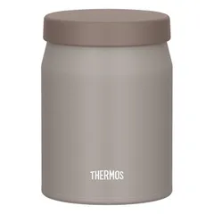 【新品】サーモス 真空断熱スープジャー 500ml グレージュ JEF-500-GG 保温 食洗機対応 おしゃれ