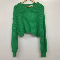 ZARA ザラ ニット、セーター 長袖 長袖ニットカットソー クルーネック セーター ショート丈