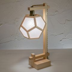 組子 灯籠 燈籠 行灯 フロアライト 照明 作家 ハンドメイド 寄木細工