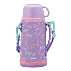 【新品】ピーコック魔法瓶 0.75～0.8L 水筒 ステンレスボトル 2WAYタイプ ASG-W82PV パープルピンク コップ 直飲み 2WAY 丸洗いOK