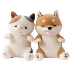 タヌキとキツネ ましゅもっち ぬいぐるみ 全2種 タグ付 - メルカリ