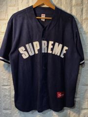 Supreme Polartec Baseball Jersey Navy L - メルカリ