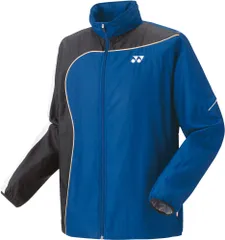 ヨネックス YONEX テニス ユニ裏地付ウィンドウォーマーシャツ アウター ジャケット ウィンドブレーカー 長袖 防寒 保温 制電 反射 撥水 部活 トレーニング チーム メンズ レディース  70081 472 ミッドナイトネイビー